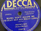 PRE WAR BLUES ROBERT (Nighthawk) Mc Coy Dec 7767 Mama DOnt Allow Me E+