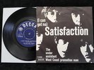 THE ROLLING STONES Satisfaction 45/PS Danish Only  DECCA EXPORT 1965 EX