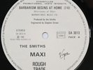 THE SMITHS BARBARISM BEGINS AT HOME FRENCH PROMO ONLY 12'' 1985 EX/EX