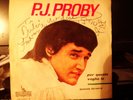 P J PROBY   Per Questo Voglio Te  Signed Picture Sleeve