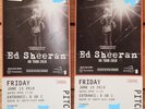 Ed Sheeran TWO concert tickets Wembley Friday 15th June, Standing
