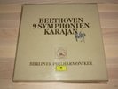 Karajan Signed 8 LP Box - 9 Symphonies/DGG Leather autographed PRESS IN MINT
