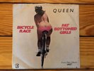 Queen ?– Bicycle Race/Fat Bottomed Girls 1978 Elektra E45541 Sleeve VG+ Vinyl NM