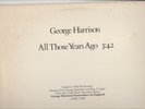 George Harrison (Beatles) All Those Years Ago 12inch Vinyl Promo