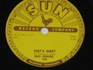 Carl Perkins - That's Right 78 Nice  RARE Rockabilly on SUN b/w Forever Yours