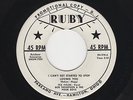 '56 Ohio Bluesy C&W TEX FIELDS I Can't Get Started To Stop Loving You RUBY HEAR
