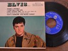 45T EP FRENCH ELVIS PRESLEY DOUBLE TROUBLE EX-VG