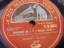 Gioconda De Vito Mozart Violin Concerto In G Major, HMV DB-9570--2 12’’ 2x78rpm
