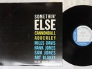 CANNONBALL ADDERLEY SOMETHIN' ELSE BLUE NOTE GXF 3001 Japan VINYL LP