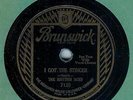 THE RHYTHM ACES - I GOT THE STINGER - BRUNSWICK 78 RPM