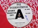 ROSCO ROBINSON THAT'S ENOUGH / ONE MORE TIME OG UK PYE INT 7
