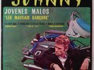 JOHNNY HALLYDAY - JOVENES MALOS - RARE 45/PS 7' EP ESPAGNE + LANGUETTE