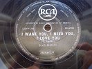 ELVIS PRESLEY 78 RPM MY BABY LEFT ME NEW ZEALAND RCA 20-6540
