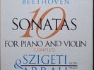 Vanguard SRV300-3 Beethoven:10 Violin Sonatas/Szigeti/Arrau, 4LP box