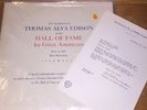 Thomas Edison Hall Of Fame For Great Americans Letter Harvey Firestone Vinyl