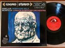 SIBELIUS Symphony No. 2 MONTEUX RCA LIVING STEREO 1s/3s LSC-2342 1959 LP / Sharp