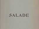 partition Darius Milhaud, Salade
