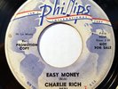 Charlie-Rich-EASY-MONEY MIDNITE-BLUES 1961 Promo 45 on Phillips ROCKABILLY
