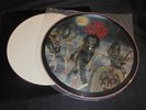 SLAYER live undead PICTURE vinyl LP salmon no pink rim METAL Blade 1985 USA RARE