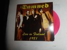 The Damned - Live In Finland 1981  Pink  Rare Single 7