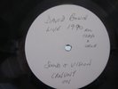 DAVID BOWIE LIVE SOUND & VISION  WHITE LABEL TEST PRESSING MINT