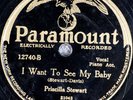 PRISCILLA STEWART: I Want to See My Baby PARAMOUNT 12740 Race Blues 78 HEAR