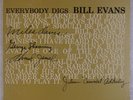 BILL EVANS: Everybody Digs Bill RIVERSIDE 12-291 DG early Mono Jazz LP Hear