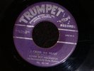 SONNY BOY WILLIAMSON Rare Trumpet 45 WEST MEMPHIS BLUES / I CROSS MY HEART *HEAR