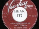 The El Dorados DOO WOP 45 (Vee-Jay 165) I'll Be Forever Loving You AUTO. VG++/M-