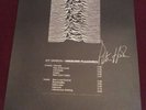 SIGNED Peter Hook - Joy Division - Unknown Pleasures Poster Fact 10
