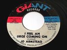 Jo Armstead - I Feel An Urge Coming On / I Who Love You (Soul Funk 45) Giant