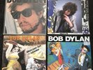 4 Bob Dylan 12” Vinyl LPs Empire Burlesque Infidels Knocked Out Loaded Oh Mercy