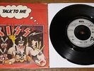 KISS   TALK TO ME b/w SHE'S SO EUROPEAN   UK MERCURY PICTURE SLEEVE 7