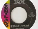 DONALD JENKINS Somebody Help Me CORTLAND CHICAGO STAFFORD  NORTHERN SOUL 45