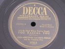 Louis Armstrong-Louis Jordan/You Rascal You-Life Is So Peculiar/Decca 27212/N-