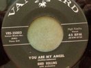 BIRD ROLLINS & GRP 45 You are my angel / Hurry up, honey VANGUARD  Doowop Kz496