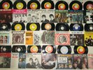Twenty Vinyl 45s with Picture Sleeves-Beatles;Beach Boys;Yardbirds;Animals;+Case
