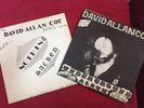 RARE DAVID ALLAN COE LP's NOTHING SACRED & UNDERGROUND BOTH IN TOP CONDITION