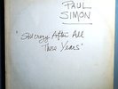 PAUL SIMON & GARFUNKEL STILL CRAZY RARE ORIG '75 ADVANCE WHITE LABEL PROMO LP NM