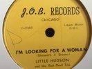 LITTLE HUDSON J.O.B. 1015 BLUES 78 RPM V/V+