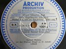 Walcha. Bach (6 Organ Chorales). Archiv AM 1001-3 (3). NM(-)