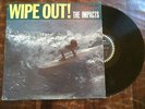 THE IMPACTS LP- WIPE OUT  - SURF DRAG- MONO- DEL FI 1234- BOB KEENE- VG+(+)