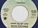 GOLDIE ALEXANDER SHOW You My Love ARISTA 45 modern soul boogie funk VG++