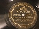 JAZZ TAL HENRY ORCH Louise, I Love You/Why Do You Make Me Lonesome? VICTOR 21573