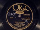 78 RPM -- Clarence Williams' Washboard Five, Okeh 8629, E  Jazz