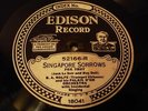 EDISON 52166 B A ROLFE ORCH Singapore Sorrows / FRANK CORNWELL E+   ELECTRIC