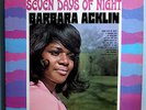 BARBARA ACKLIN 7 DAYS OF NIGHT RARE ORIG '69 BRUNSWICK LP CHICAGO SOUL CLASSIC