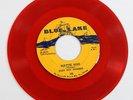 Baby Boy Warren Mattie Mae / Santa Fe 45rpm Record Clear Red Vinyl Blue Lake
