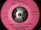 The Constellations I Don't Know About You Northern Soul 45 Vinyl Rare Record