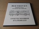 EVA PEDRAZZI WEISBROD BEETHOVEN COMPLETE CELLO 4 LP BOX MIRECOURT SIGNED 163/300